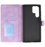 Etuis Portefeuille Etui pour Samsung Galaxy S22 Ultra Violet