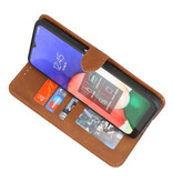 Wallet Cases Hülle für Samsung Galaxy S22 Ultra Braun