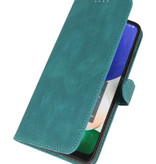 Wallet Cases Hoesje voor Samsung Galaxy S22 Ultra Donker Groen
