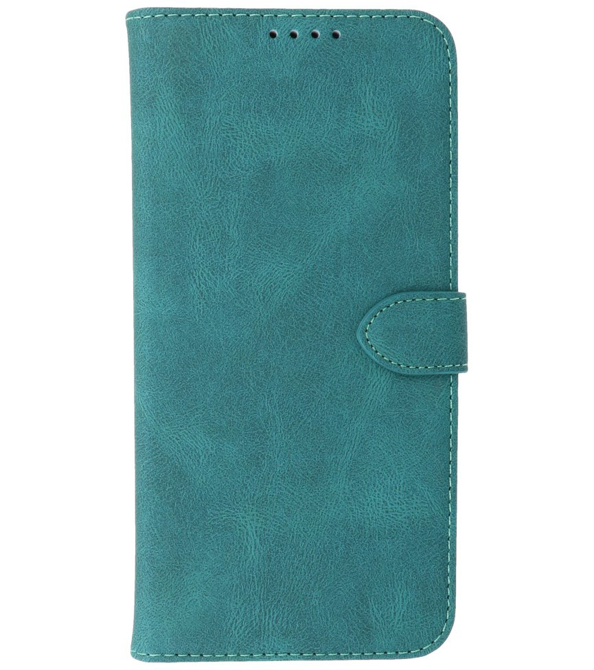 Wallet Cases Cover für Samsung Galaxy S22 Ultra Dunkelgrün