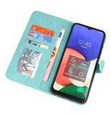 Funda tipo cartera para Samsung Galaxy S22 Ultra Turquesa