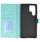 Wallet Cases Case for Samsung Galaxy S22 Ultra Turquoise