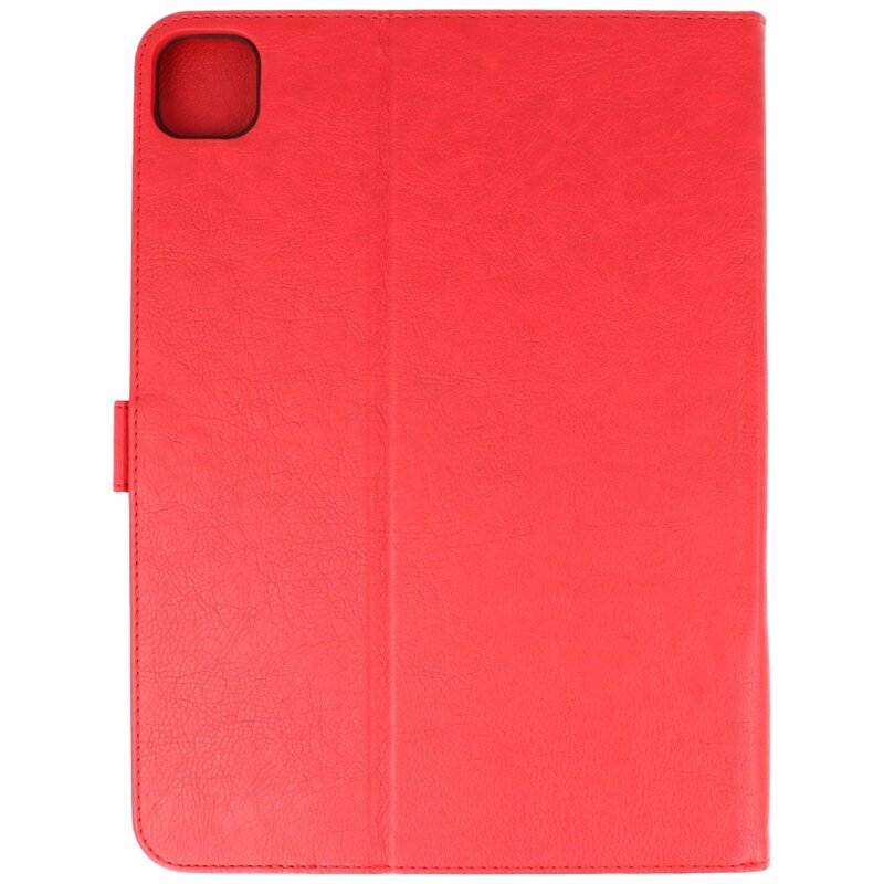 Book Case for iPad Pro 11 2021 - 2020 - 2018 Red