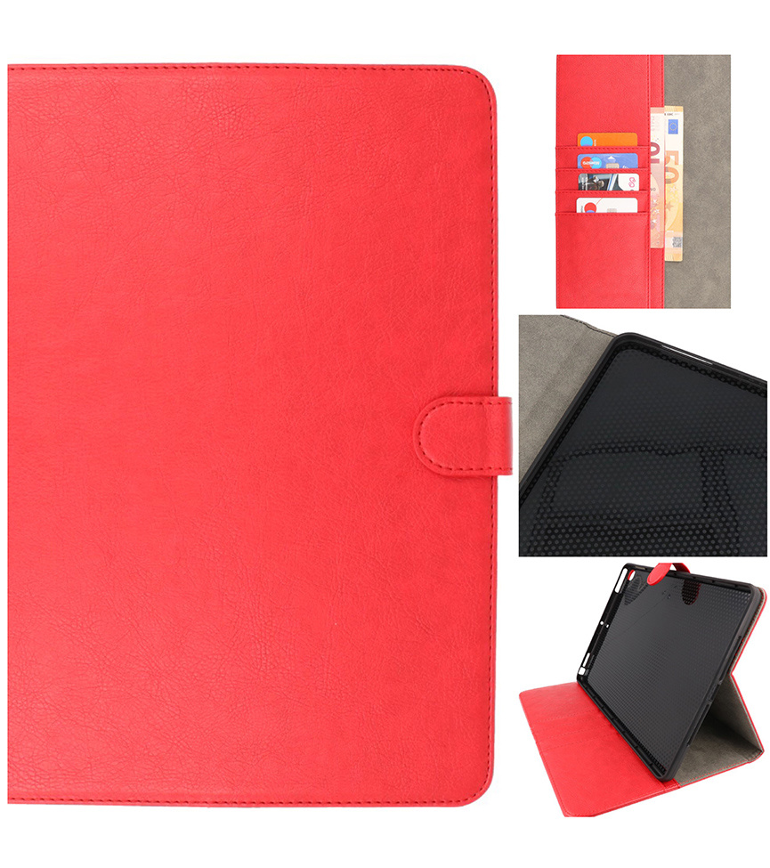 Book Case für iPad Pro 11 2021 - 2020 - 2018 Rot