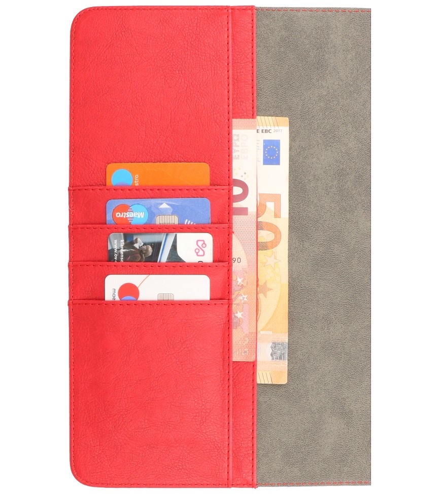 Book Case pour Samsung Tab S8 Rouge