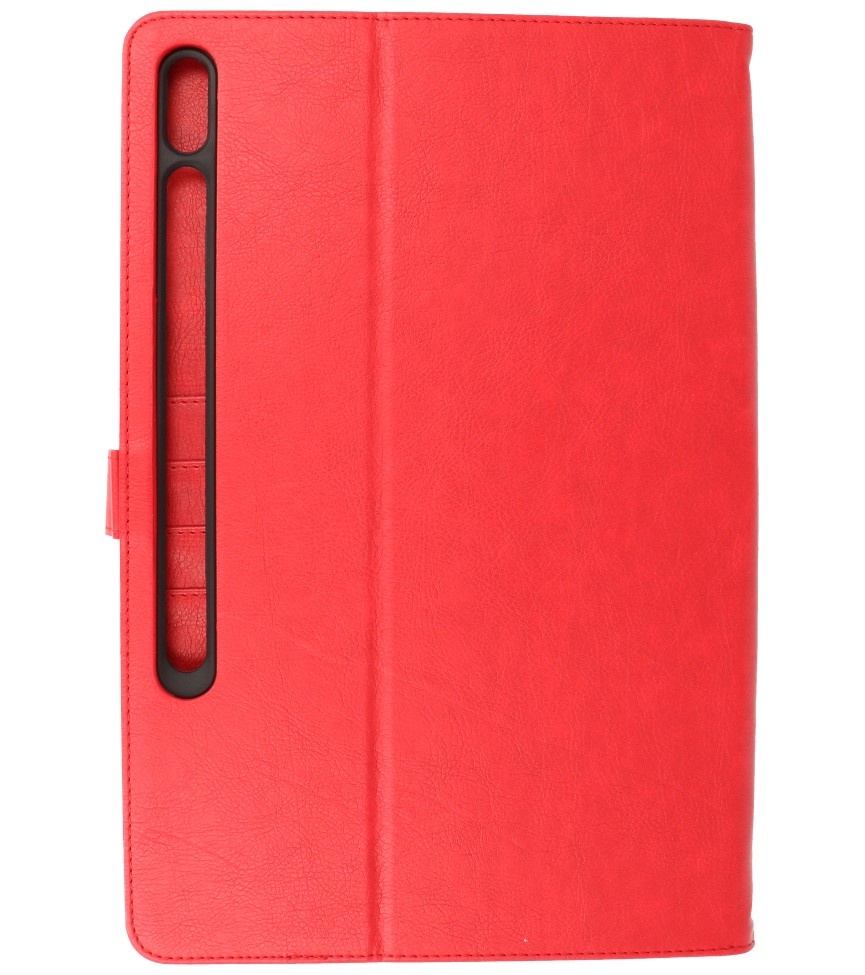 Book Case pour Samsung Tab S8 Rouge