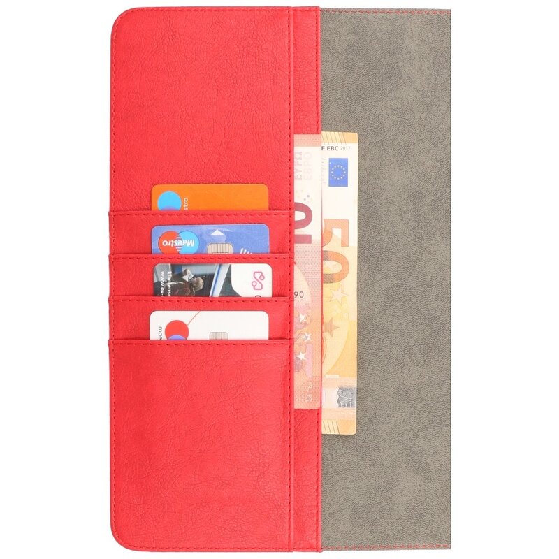 Book Case for Samsung Tab S8 Plus Red