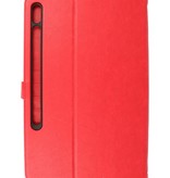 Custodia a libro per Samsung Tab S8 Plus rossa