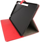 Funda tipo libro para Samsung Tab S8 Plus roja
