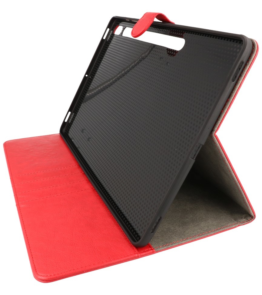 Funda tipo libro para Samsung Tab S8 Plus roja
