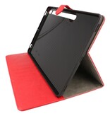 Custodia a libro per Samsung Tab S8 Ultra rossa