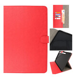 Book Case voor Samsung Tab S8 Ultra Rood