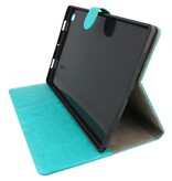Custodia a libro per Samsung Tab A8 2021 Verde