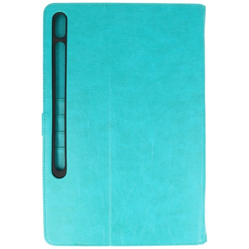 Custodia a libro per Samsung Tab S8 verde