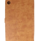 Book Case for Samsung Tab A8 2021 Brown