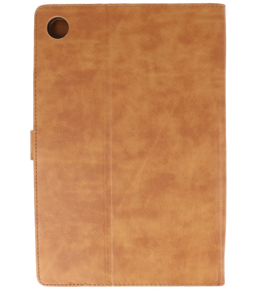 Funda tipo libro para Samsung Tab A8 2021 Marrón