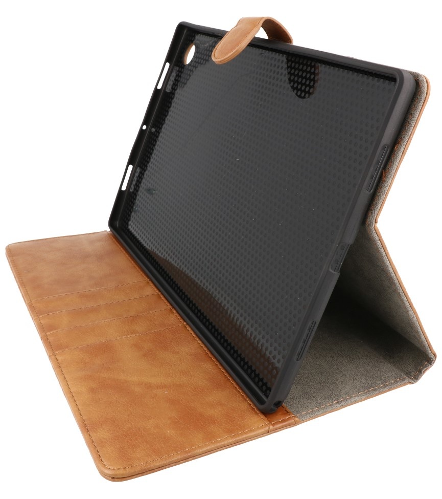 Book Case for Samsung Tab A8 2021 Brown