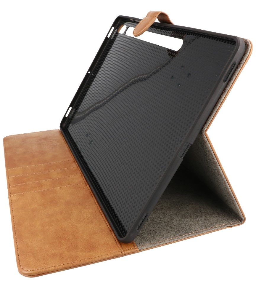 Book Case for Samsung Tab S8 Brown