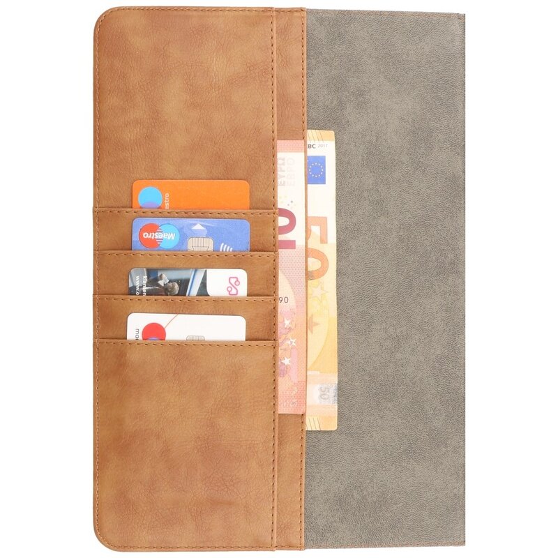 Bogetui til Samsung Tab S8 Plus Brown