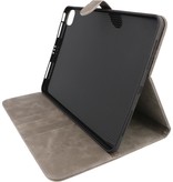 Book Case pour iPad Pro 11 2021 - 2020 - 2018 Gris