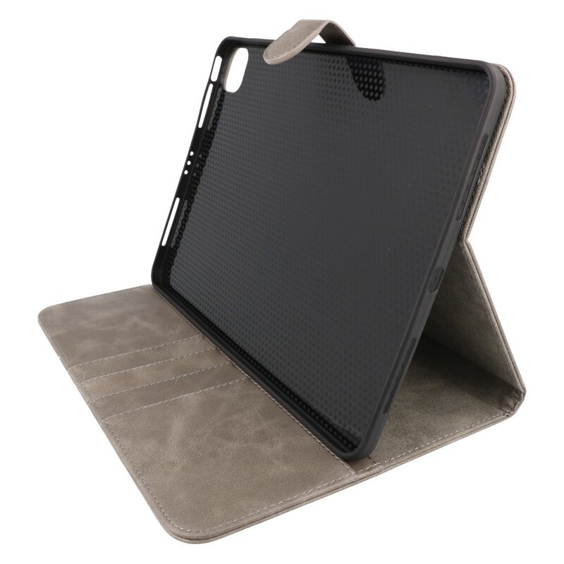 Book Case pour iPad Pro 11 2021 - 2020 - 2018 Gris