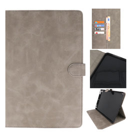 Funda tipo libro para iPad Pro 11 2021 - 2020 - 2018 Gris