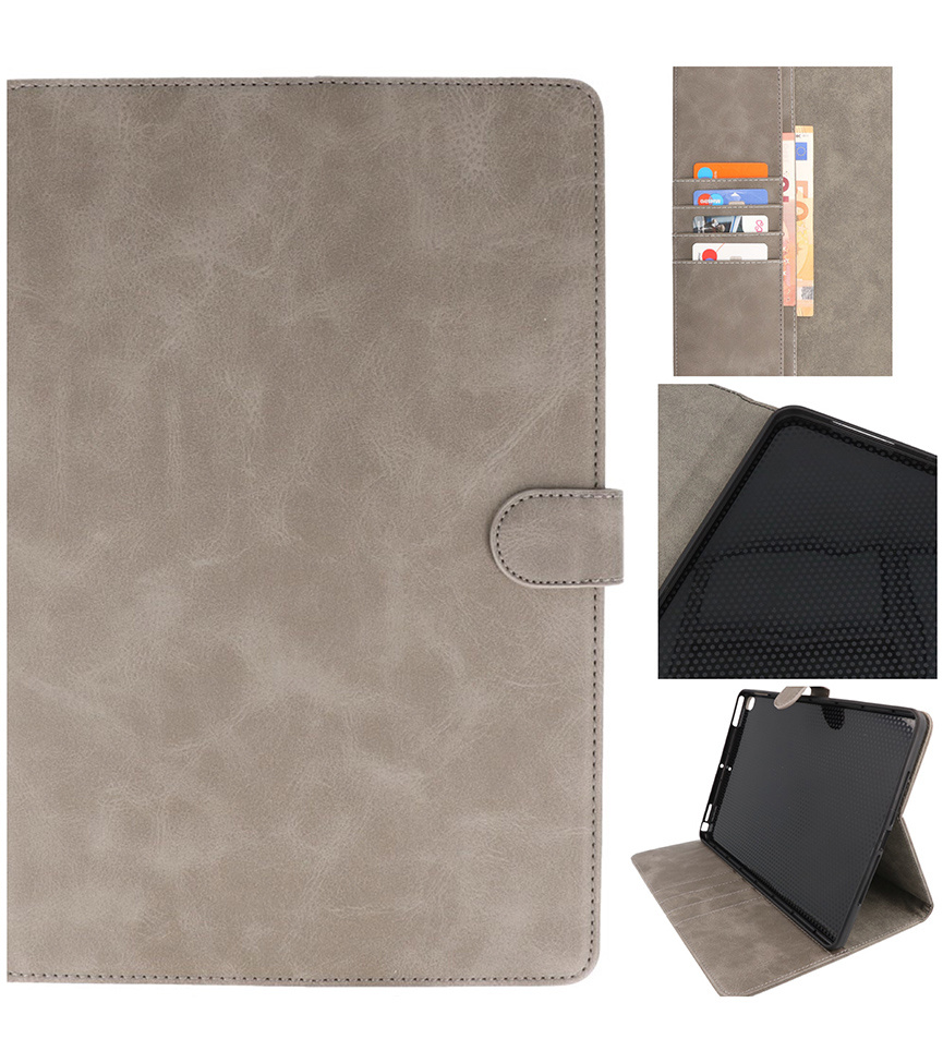 Custodia a libro per iPad Pro 11 2021 - 2020 - 2018 Grigio