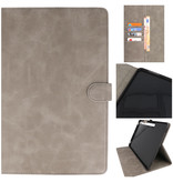 Book Case voor Samsung Tab S8 Grijs