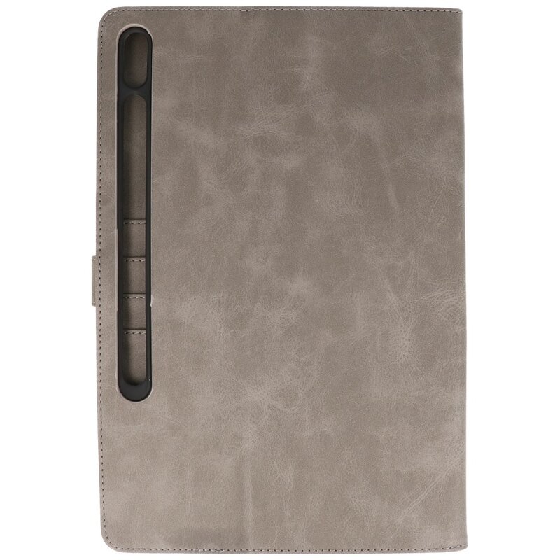 Funda tipo libro para Samsung Tab S8 Plus gris