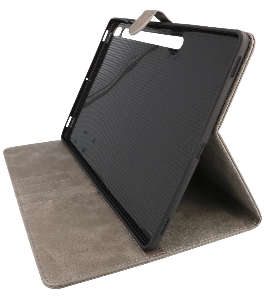 Book Case pour Samsung Tab S8 Plus Gris