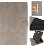 Funda tipo libro para Samsung Tab S8 Plus gris
