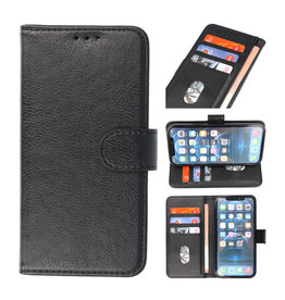 Bookstyle Wallet Cases Coque pour iPhone 14 Noir