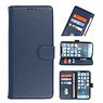 Bookstyle Wallet Cases Hoesje voor iPhone 14 Pro Max Navy