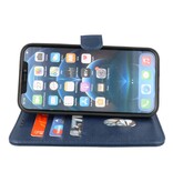 Bookstyle Wallet Cases Hoesje voor iPhone 14 Pro Max Navy