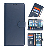 Bookstyle Wallet Cases Case for iPhone X - Xs Navy