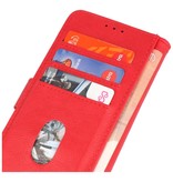 Bookstyle Wallet Cases Hoesje voor iPhone 14 Rood