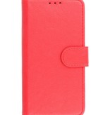 Custodia a portafoglio Bookstyle per iPhone X - Xs rossa