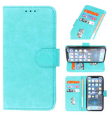 Bookstyle Wallet Cases Coque pour iPhone 14 Vert