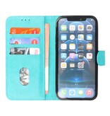Bookstyle Wallet Cases Hülle für iPhone 14 Grün