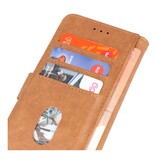 Bookstyle Wallet Cases Hoesje voor iPhone 14 Pro Bruin