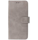 Bookstyle Wallet Cases Hülle für iPhone 14 Grau