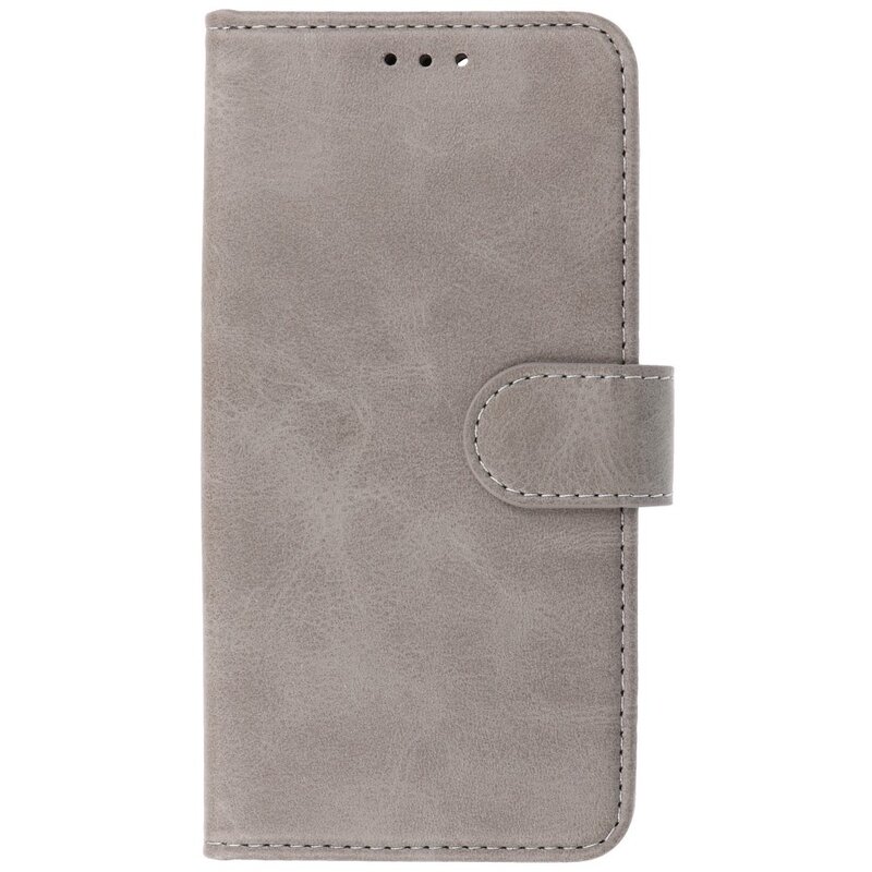 Bookstyle Wallet Cases Hülle für iPhone 14 Grau