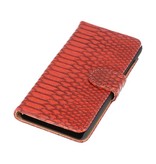 Snake Bookstyle Case for Galaxy S8 Red