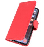 Bookstyle Wallet Cases Funda para iPhone 14 Plus Rojo