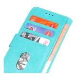 Bookstyle Wallet Cases Custodia per iPhone 14 Plus Verde