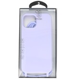 Funda de 2,5 mm con cordón para iPhone 14 Púrpura
