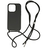 2,5 mm etui med ledning til iPhone 14 Pro Sort