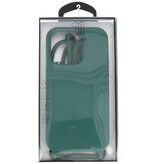 Coque 2,5 mm avec cordon pour iPhone 14 Pro Vert foncé