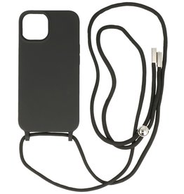 2,5 mm etui med ledning til iPhone 14 Plus Sort