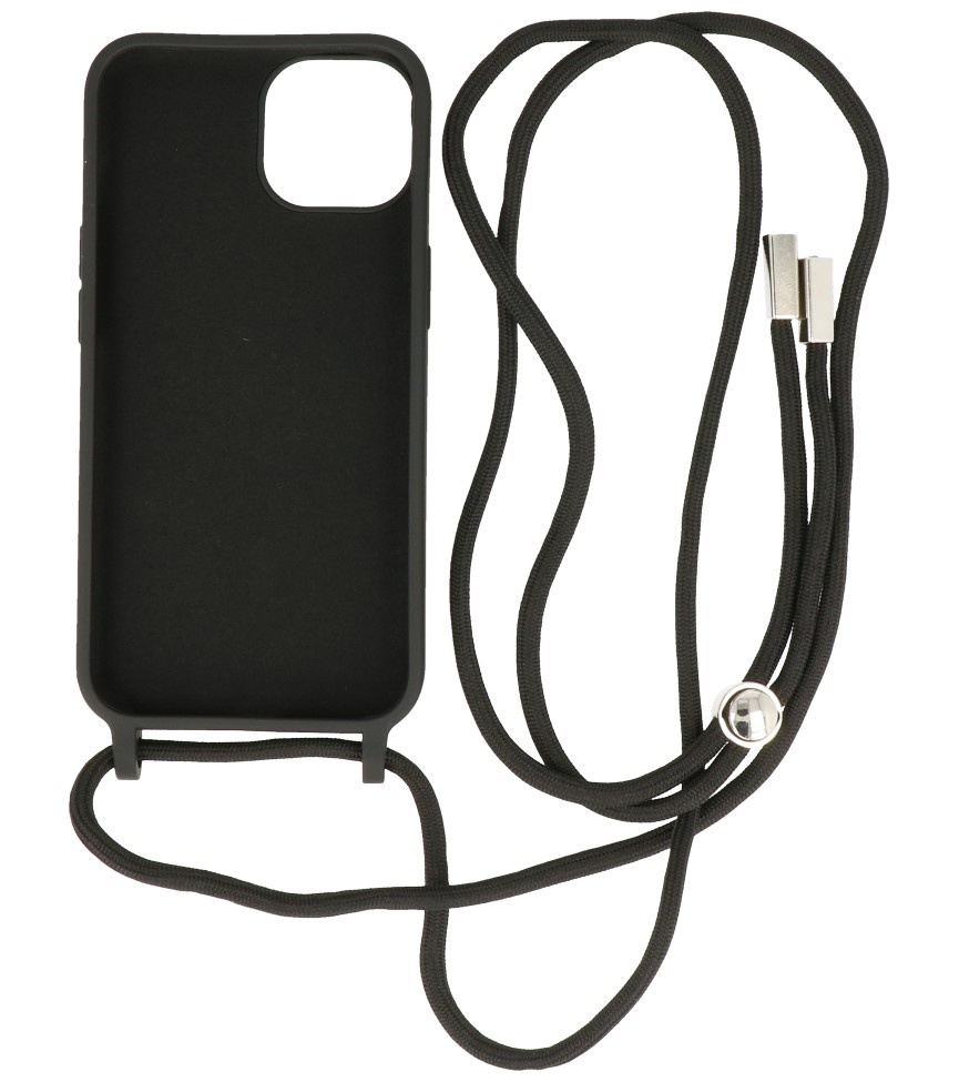 2.5mm Case with Cord for iPhone 14 Plus Black